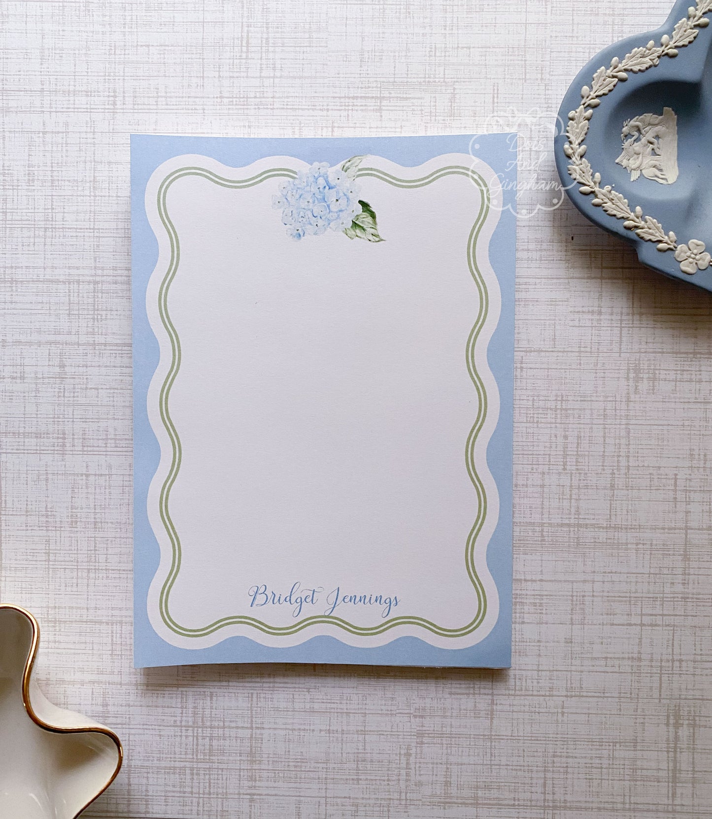 Hydrangea Notepad
