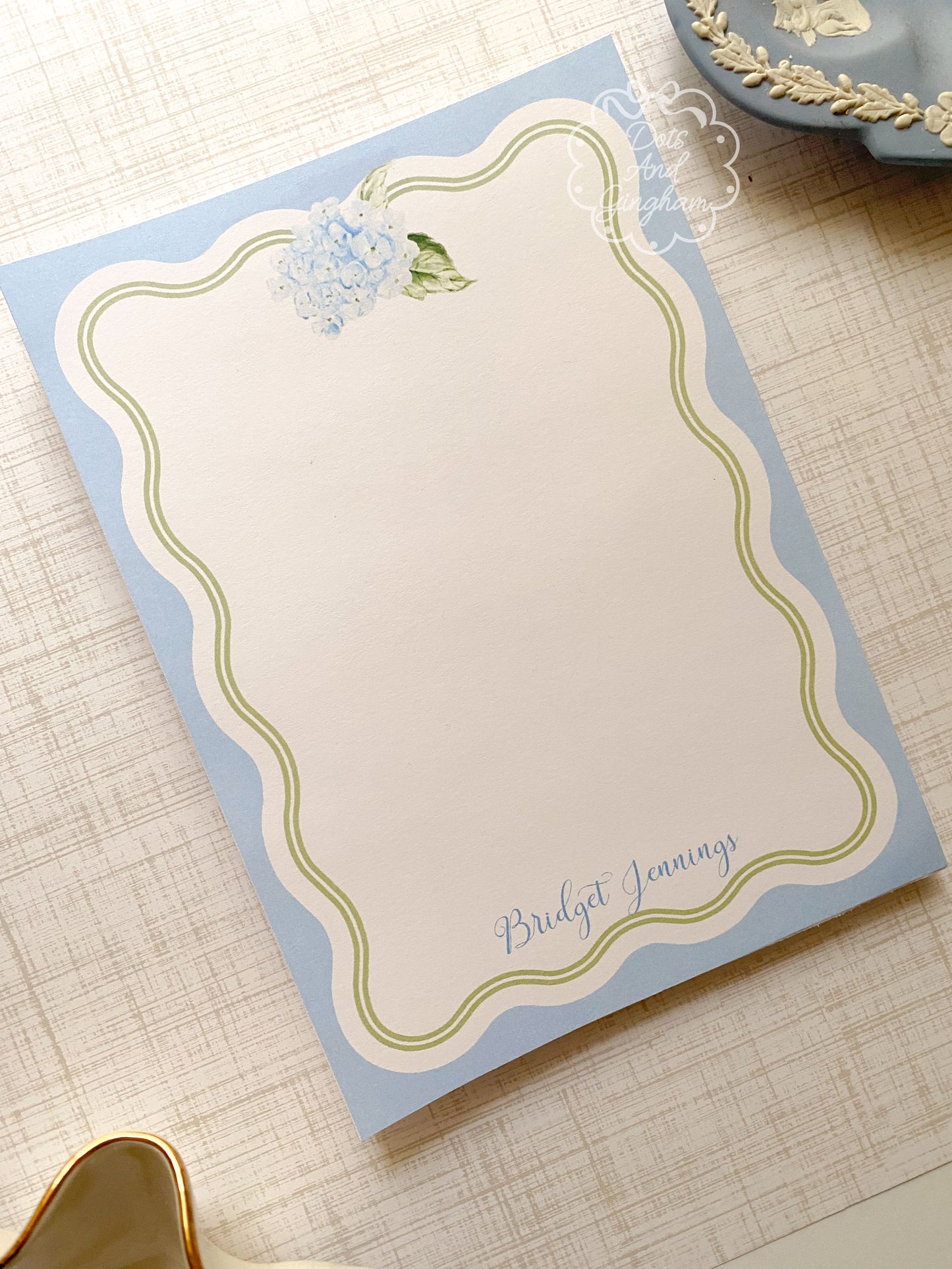 Hydrangea Notepad