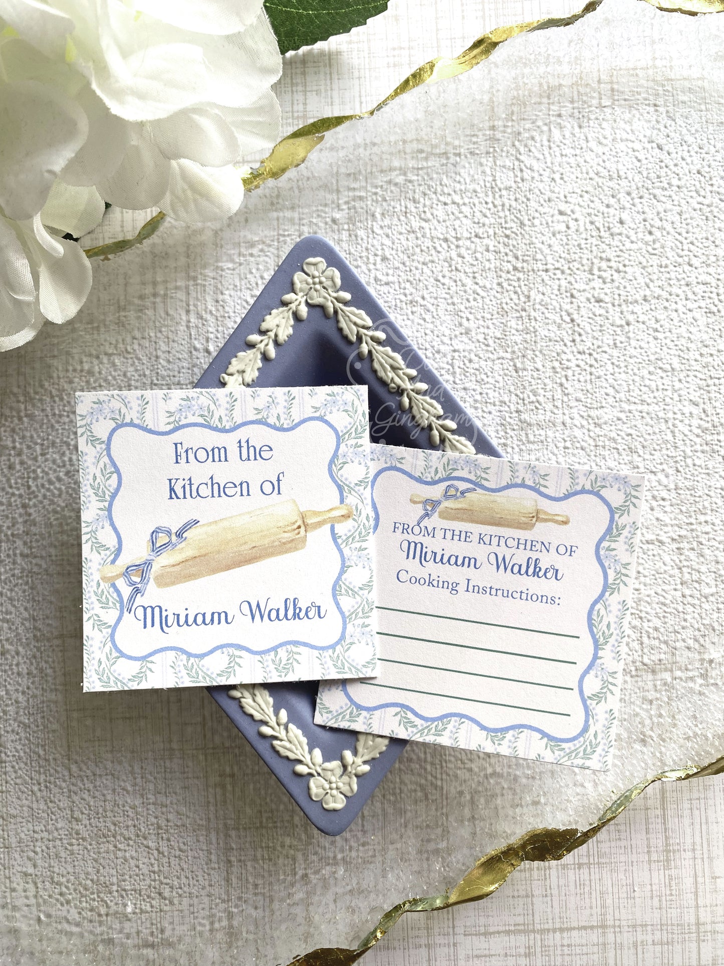 From the Kitchen of Tags, Stickers, Rolling Pin Kitchen Tags, Rolling Pin Stickers