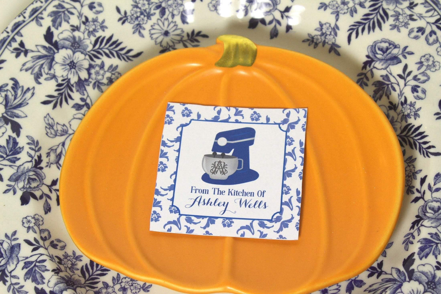Kitchen Mixer Tags or Stickers - DotsAndGingham