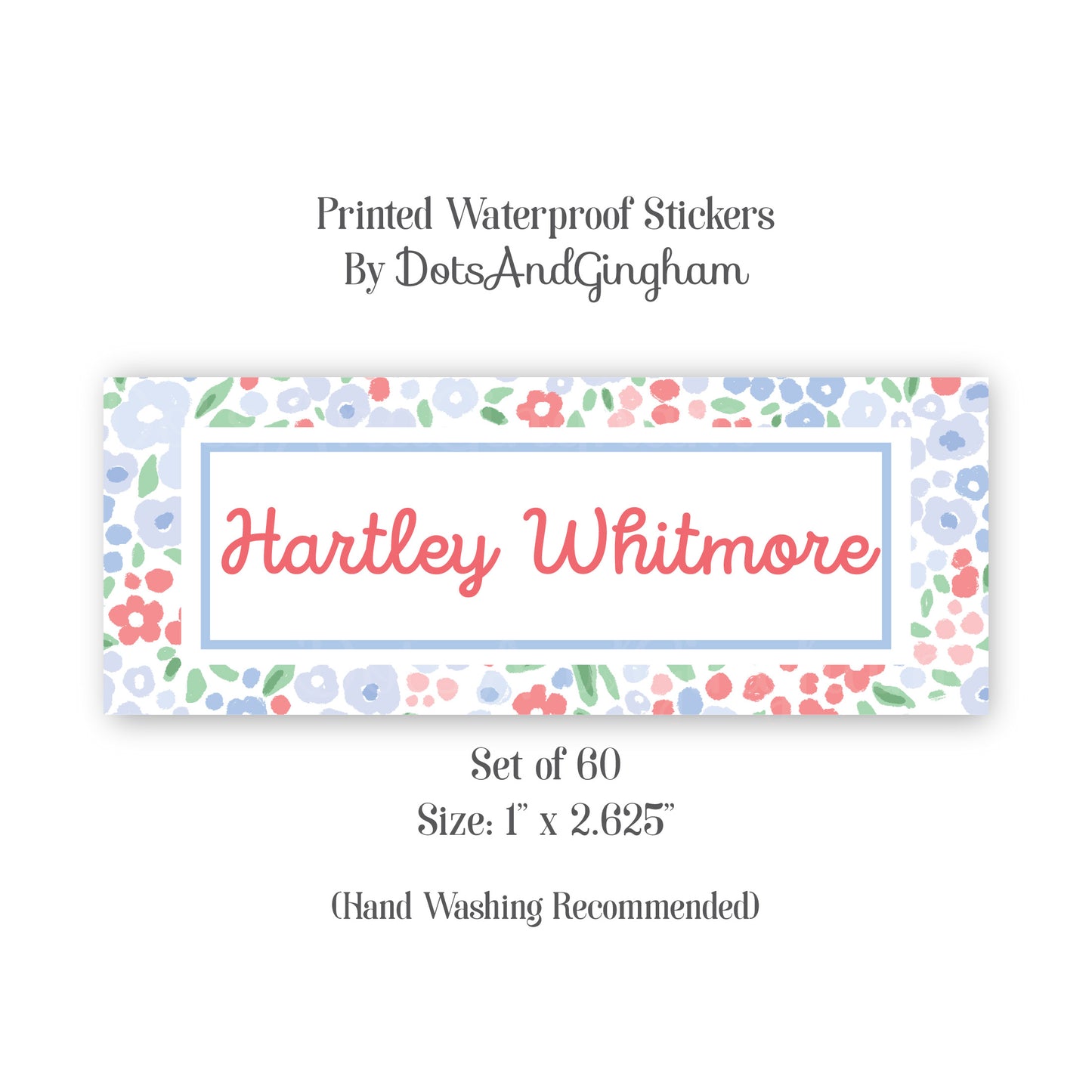 Waterproof Stickers, Waterproof Labels, Back To School Stickers, Watercolor Stickers, School Supply Stickers, Millefleur Stickers