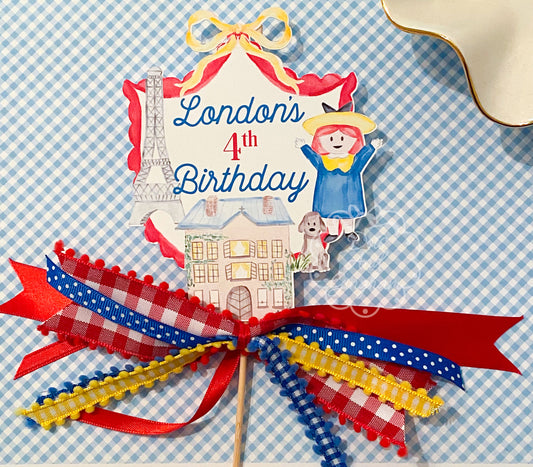 Madeline Cake Topper - DotsAndGingham