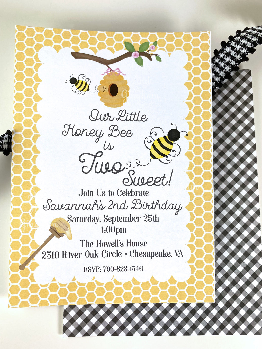 Bee Invitation