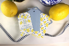 Load image into Gallery viewer, Lemon Chinoiserie Gift Tags
