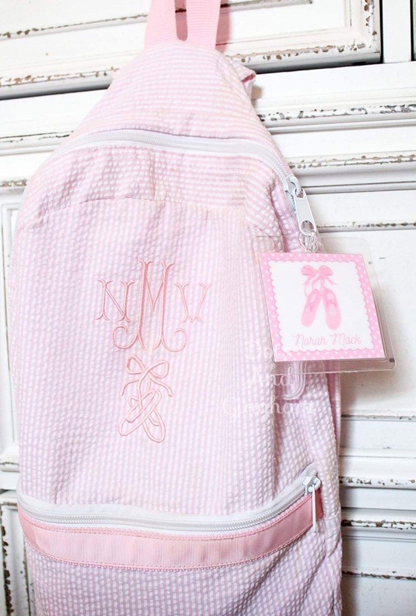 Ballet Dance Bag Tag - DotsAndGingham