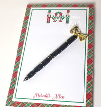 Load image into Gallery viewer, Personalized Christmas Monogram Notepad /Nutcracker Note Pad / Initials Notepad / Christmas Stationery / Grandmillenial - DotsAndGingham
