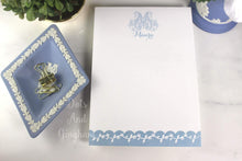 Load image into Gallery viewer, Scallop Floral Monogram Note Pad - DotsAndGingham
