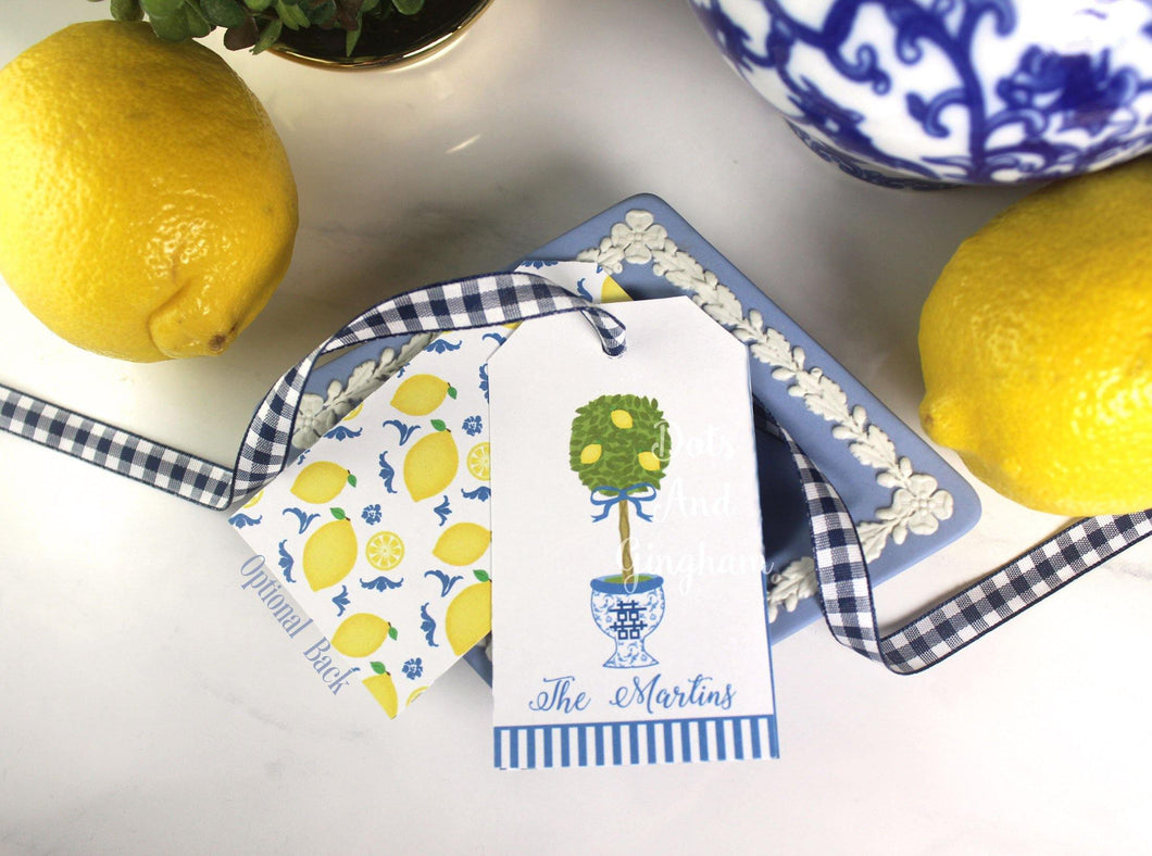 Lemon Topiary Gift Tags